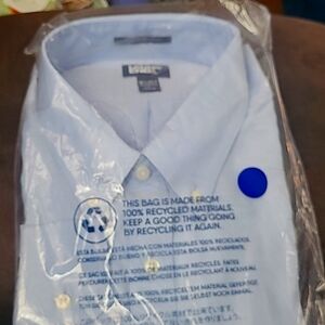 Lands' End Men's Button Down Dress Shirt